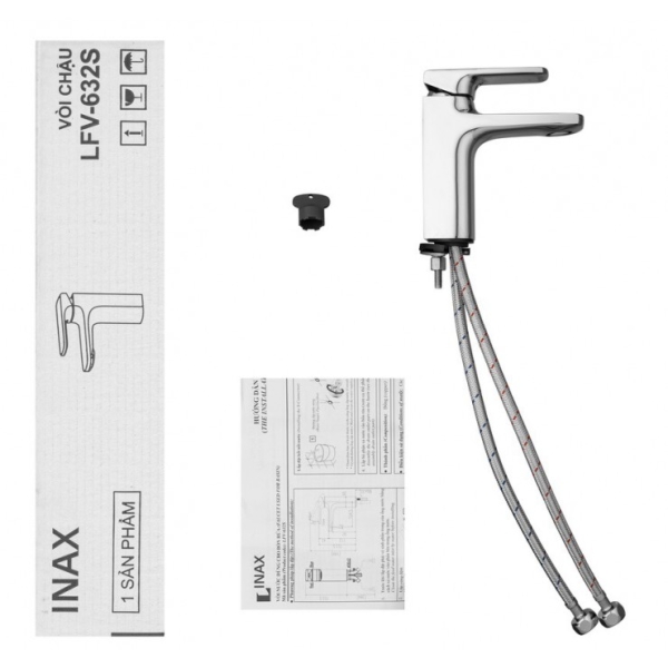 Vòi Chậu Lavabo Inax LFV-632S-2 Nóng Lạnh